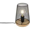 Qazqa bosk - Lampada da tavolo Design - 1 luce - Ø 15 cm - Nero - Design - Soggiorno I Camera da letto I Sala da Pranzo I Cucina