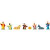 arkamii set 8 personaggi presepe dipinto a mano prodotto italia (Personaggi, 5 cm)