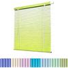 Generic Tapparelle per Finestre, Veneziane da Interno Senza Fori, Tende Veneziane da Esterno Protezione da Luce, Lamella da 25mm Alluminio Persiane per Casa Ufficio Bagno(Verde)