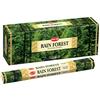 HEM Bastoncini di incenso della foresta pluviale (120 bastoncini, 6 scatole all'interno), lunghi 22 cm, 20 g per scatola, creano un'atmosfera tranquilla che lenisce la mente ed eleva i sensi.