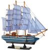 ULDIGI Modellino di Barca a Vela in Legno Leggero e Portatile, Decorazione Chic per Interni Stile Delicato e Forma Vivace, per Arredamento Casa