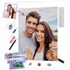 Lehaha Diamond Painting Personalizzata Kit con Foto,Custom Crea la Tua Pittura Diamante Completo da Cucito Kit Mosaico per Adulti e Bambini,Puzzle con Foto (Trapano rotondo, 30 x 40 cm)