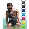 WATERLAND Fascia portabebè, innovativo seggiolino per acqua e terra, cintura toracica impermeabile per bambini con cinghie regolabili, seggiolino leggero per piscina e spiaggia