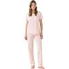 Noidinotte; more than pyjamas Noidinotte - Pigiama Donna Estivo in Cotone Articolo Essential. - 52 Rosa