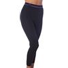 CzSalus Pantaloncino Lungo Dimagrante Snellente anticellulite, Leggings con Filato Bio-Fir Emana® Nero Tg. XXL