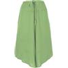 GURU SHOP Guru-Shop, Pantaloni Palazzo, Gonna a 3/4 Divisi, Boho Flare, Pantaloni Estivi, Limone, Sintetico, Dimensione Indumenti:S/M (36), Pantaloni Lunghi