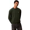 Calvin Klein Felpa da Uomo in Spugna con monogramma vestibilità Comoda