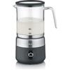 GRAEF. GRAEF MS802EU - Montalatte elettrico, fino a 500 ml di schiuma di latte in qualità barista, caraffa in vetro rimovibile, 5 programmi, spegnimento automatico, display touch, nero