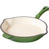 Römertopf - Padella in ghisa da 24 cm, con rivestimento smaltato, per tutti i tipi di fornelli compresi quelli a induzione, adatta al forno a 250 °C, per bistecche, patate, pesce, padelle, senza PFAS