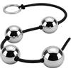 nanronron Sfere anali Large per uomo SM Sfere anali con 4 perle anali Plug anale Catena anale in metallo Catena anale Sfere d'amore per donna Plug per donne Sesso Giocattoli anali Giocattoli sessuali per coppie