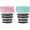 SWETRACE Spruzzatore Bidet Portatile per Viaggio 2 Pezzi, Design Leggero in Plastica Getto Delicato a Foro Singolo, per Uso Quotidiano e Post Parto Colore Casuale