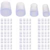 INOOMP Protezione per Talloni Scarpe Tacchi Alti 20 Paia Trasparente Antiscivolo e Resistente per Donna Copritacchi Xs S M per Uso Quotidiano ed Eventi