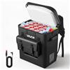 VEVOR Frigo Portatile da Auto, Frigorifero Portatile a Zaino Elettrico 13 Litri da Auto 12/24V, Mini Frigorifero con Compressore per Campeggio Viaggio Spiaggia Pesca Picnic, Temperatura da -6°C a 10°C