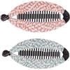 BIKPRST 2 Fermagli Per Capelli A Banana, Per Capelli A Coda Di Pesce, Banana Clip Pettine Per Capelli,Ue Fermagli A Banana Pettini Per Donne E Ragazze