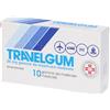 Travelgum Gomme da Masticare Medicate Dimenidrinato 20mg Cinetosi 10 Pezzi