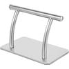 SABUIDDS Poggiapiedi da scrivania, 29,5 x 19 x 20,5 cm, ergonomico in metallo, per alleviare le ginocchia e la schiena, ideale per negozi di parrucchieri e saloni di bellezza