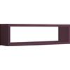 MODULARREDO | REGOLO Mensola da Muro, Pensile Bagno, Mensola da Parete, Scaffale da Parete, 60x17 p15.5 cm, Viola Melanzana, Kit Tasselli Incluso - Made in Italy