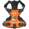 WINKEEY Pettorina per cani Personalizzata, Pettorina per cani Taglia Piccola, Media e Grande, ad h, Personalizzabile con nome e numero di telefono, Riflettente