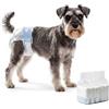 PawHut Pannolini per Cani Femmina, 48 Pezzi, Taglia M, Pannolini Assorbenti con Fascia Elastica Regolabile, Usa e Getta, per Incontinenza e Urinazione Eccitabile, 48x35x1 cm, Bianco