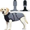 Dolahovy Body Cane Post Operatorio, Tuta Onesie Tutina Cane Post Operatoria per Cani Femmina Spay Maschio Neuter Pet Bodysuit Pigiama Prevenire Ferite Leccare Camicia (Grigio, XS)