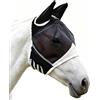 Générique Maschera anti-mosche cavallo - Rete traspirante semi-viso con orecchie, elastica UV per equidi | Bestiame fattoria campagna per tutte le stagioni