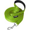 Loutep Guinzaglio da Addestramento per Cani - 3 m, 5 m, 10 m, 15 m, 20 m, 25 m, 30 m - Corda in Nylon Resistente, Extra Lungo Con Manico Imbottito per Taglia Grande, Media