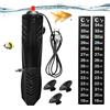 Editbar Riscaldatore per acquario, 300 W, 150 l, temperatura monosatellitare, con ventose e custodia protettiva in ABS, per acquari e serbatoi di pesce, riscaldamento PTC con termostato, controllo