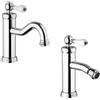 Jacuzzi Coppia miscelatori Jacuzzi Rubinetteria lavabo e bidet modello tosca per piletta click clack