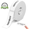 NIIMBOT Nastro per etichettatrice NIIMBOT D11 1,2 cm x 4,1 cm, carta per stampa di etichette standard laminata per ufficio, nastro di ricambio per etichettatrice portatile D11, impermeabile, antistrappo, 1