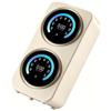 xueqiaolian1006 Mini lavatrice a doppio serbatoio, lavasciuga biancheria intima portatile, controllo touch, bianco(White Desktop)