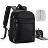 K&F CONCEPT Zaino Foto Compatto 13L Parapioggia Impermeabile Nero Lucido