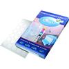 Tico Italia PC4-210297Etichette adesive trasparenti in poliestere resistente, 100 fogli A4, rettangolari 210x297mm, 1 etichetta per foglio, adesivo permanente, stampanti laser