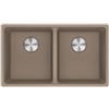 Franke Lavello da Incasso Fragranite 2 Vasche Sottotop 753 x 433 mm Maris Oyster Franke MRG 120-35-35 125.0686.737