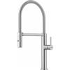 Franke Pescara Semi-Pro - 115.0741.700 Miscelatore Cucina da Incasso Monocomando con doccia mobile effetto spray e canna girevole Inox Satinato