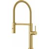 Franke Pescara Semi-Pro - 115.0741.723 Miscelatore Cucina da Incasso Monocomando con doccia mobile effetto spray e canna girevole finitura Gold