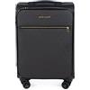Pasito a Pasito TROLLEY SUITCASE Nero Stella Valigia da cabina con organizzazione e ruote multidirezionali