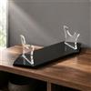 Base Espositiva con Supporti Curvi in Acrilico Supporto Espositivo Leggero