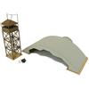 Sankei 1/144 Aviation Scene Series Wartime Air Base Bunker MK08-10 Paper Craft