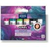 Lefranc Bourgeois 302055 Linel Gouache Extrafine - Set Fantasy - Colori selezionati dall'artista Pawm, 6x14ml