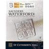 SAUNDERS WATER FORD SERIES SAUNDERS WATERFORD SERIESST Cuthberts blocco carta per acquerello,collato lato corto 23x31cm,12 fogli, bianco naturale, grana ruvida, 300gm