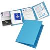 Pubblimania Pochette Portadocumenti multitasche con portacard, Eleganza e Organizzazione in Azzurro Made in Italy
