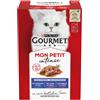 Gourmet Mon Petit 6 x 50 g - Tonno, Salmone, Trota
