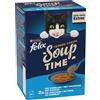 Felix Soup Time Tender Strips 6 x 48 g - Varietà di Mare: Merluzzo, Tonno e Platessa