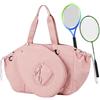 Generico Astuccio Racchette Tennis - Borsone Sportivo Impermeabile | Con Tasche Rimovibili | - Modello Multiuso Per Badminton, Tennis, Fitness | Alloggiamento Anteriore Staccabile Usato | Tr