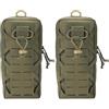 CZMYCBG Marsupio Multifunzionale da Cintura, Organizer per Attrezzi edc con Attacco Molle, Borsa Versatile da Esterno per Escursioni e Campeggio(Green)