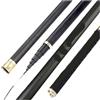 Generico Canna telescopica for ruscello 4.5M/5.4M/6.3M/7.2M/8M/9M/10M da pesca con stagno superleggero in fibra dura(2.7 m)