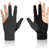Generic Guanti da biliardo a tre dita, guanti da biliardo a tre dita - 3 dita sinistra o mano destra biliardo guanti da uomo donna,Mittens piscina antiscivolo, per spettacolo di sport