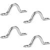 AXYLQJVZNC Ancoraggio for Ancoraggio con Occhiello in Acciaio Inossidabile M5 304 da 4 Pezzi for Barca Kayak Jeep(4 PCS)