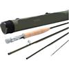 Generico Premier X 3-12WT 8,4 piedi-9 piedi Canna da mosca ad azione moderata-veloce 30T Pesca in fibra con tubo viaggio rigido(9.0FT 7WT 4PC)