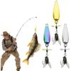 Generic Esca Spinner - Esche Nuotanti realistiche per la pesca - Esche ad in metallo realistiche 3D - Set di 3 per pescatori in stagno Lago Fiume Ruscello
